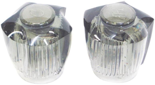 Us Hardware P-026C Tub & Faucet Handles, 2-1/2" x 2-1/2", Charcoal