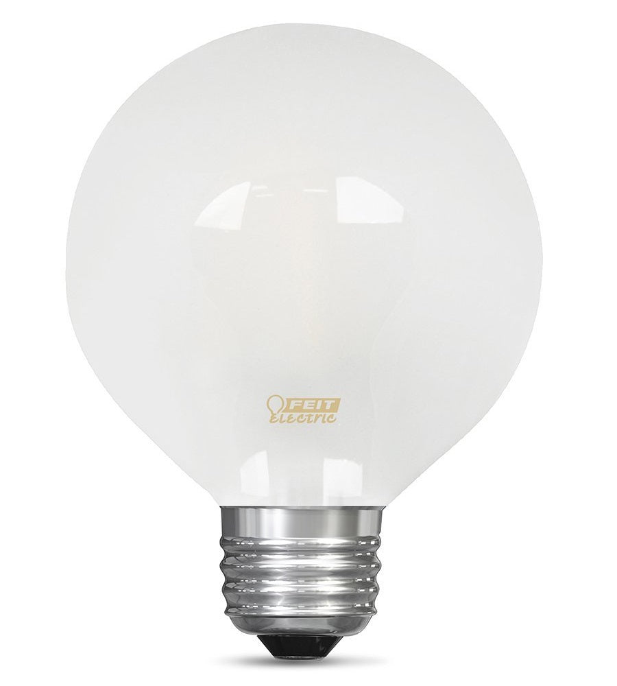 Feit Electric BPG2525/F/827/LED Dimmable LED Bulb, 25 Watt, Soft White