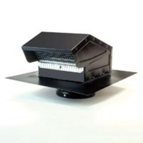MasterFlow 12GNV4B Goose Neck Vent, 4", Black