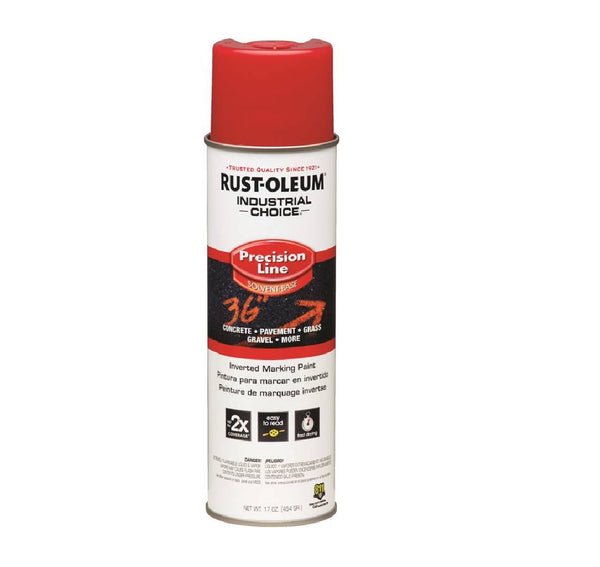 Rust-Oleam 203029V Marking Paint, Safety Red, 17 oz