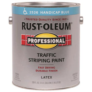 Rust-Oleum Professional Traffic Striping Paint, 1 Gal, Handicap Blue