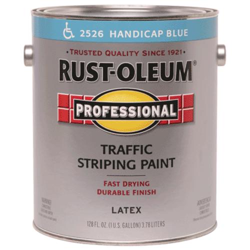 Rust-Oleum Professional Traffic Striping Paint, 1 Gal, Handicap Blue