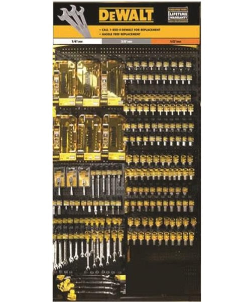 DeWalt DWMT74211 Metric/SAE Socket Set, 86 Pieces, 1/2", 12 Points