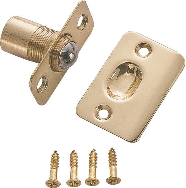 Prosource CB-04PB-PS Ball Catch, 2-3/8", Polished Brass