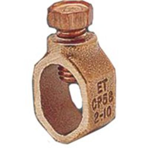 Erico CP58 Grounding Clamp, 1/2"-5/8", Bronze
