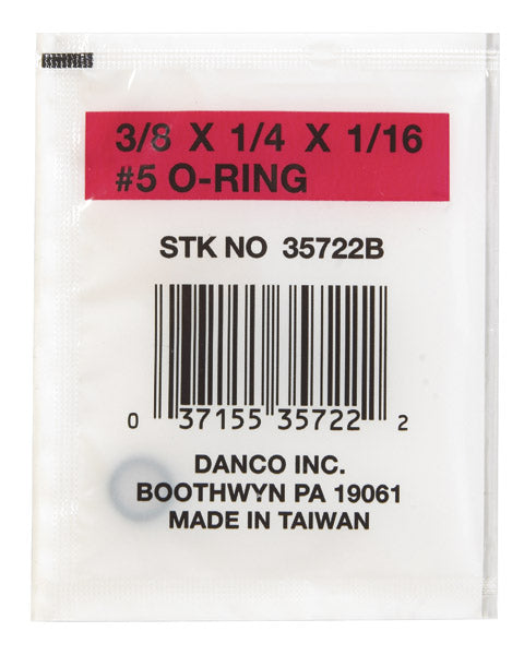 Danco 35722B O-Ring, 3/8"Od x 1/4"Id x 1/16"