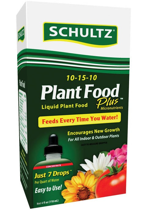 Schultz SPF45160 Liquid Plant Food Plus, 4 Oz