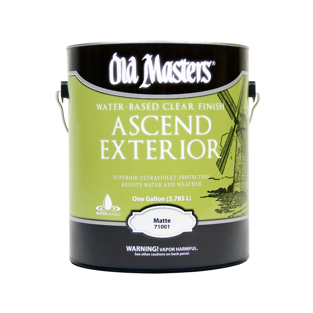 Old Masters 71001 Ascend Exterior Water-Based Finish, 1 Gallon, Matte