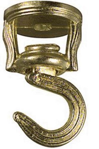 Stanley Hardware 274-902 Swag Hooks, Brass, 2"