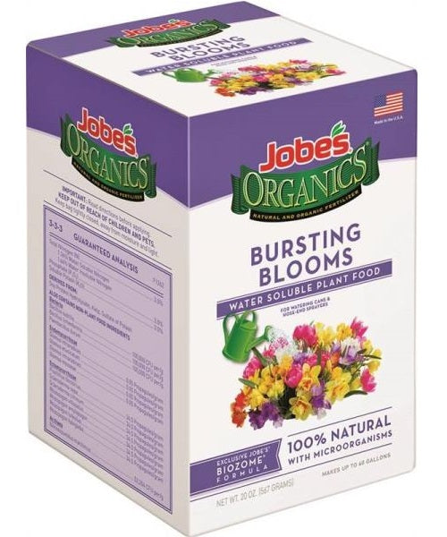 Jobes 08272 Bursting Blooms Water Soluble Fertilizer, 20 Oz