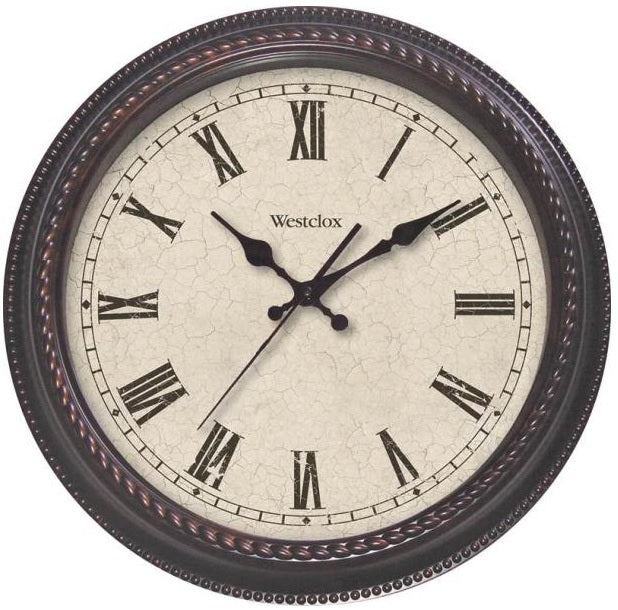 Westclox 32059 Round Decorative Wall Clock, 20"