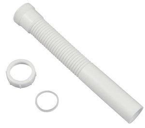 Danco 51069 Universal Flexible Tailpiece Extensio, Plastic, 1-1/2" x 11-1/2"