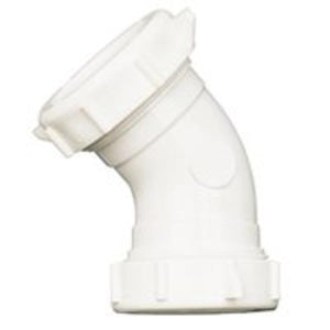 Plumb Pak  PP55-7W 45-Degree Coupling Elbow, 1-1/2"