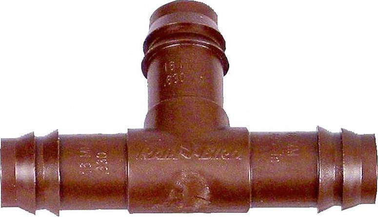 Rain Bird BT50-4PK Barbed Tee, 1/2" Tubing