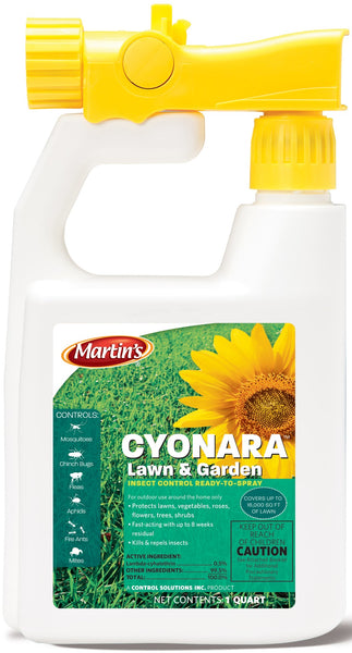 Martin&#039;s 82031985 Cyonara Lawn & Garden Insect Control, Quart