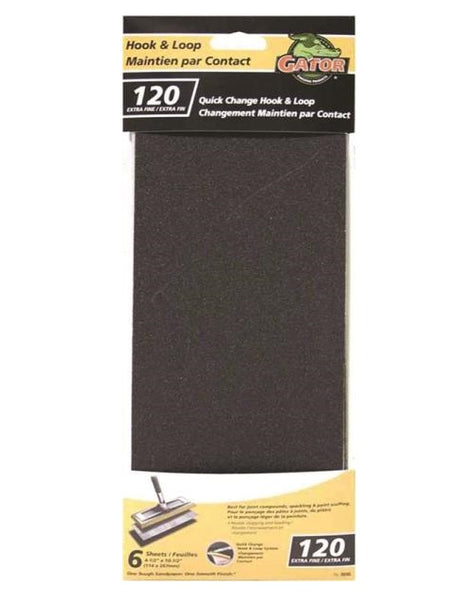Gator  8690-10 Hook and Loop Drywall Refill Sheet, 120 Grit
