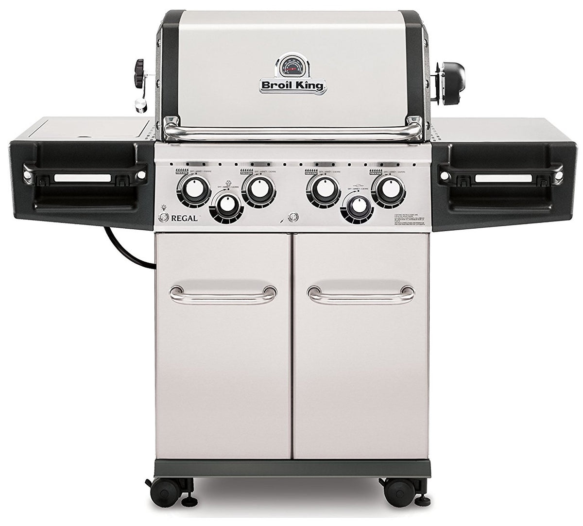 Broil King 956347 Regal S490 Pro 4 Burner Natural Gas Grill, 50000 BTU