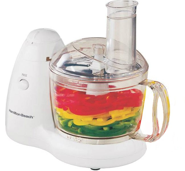 Hamilton Beach 70550R PrepStar Food Processor, 8-Cup, White