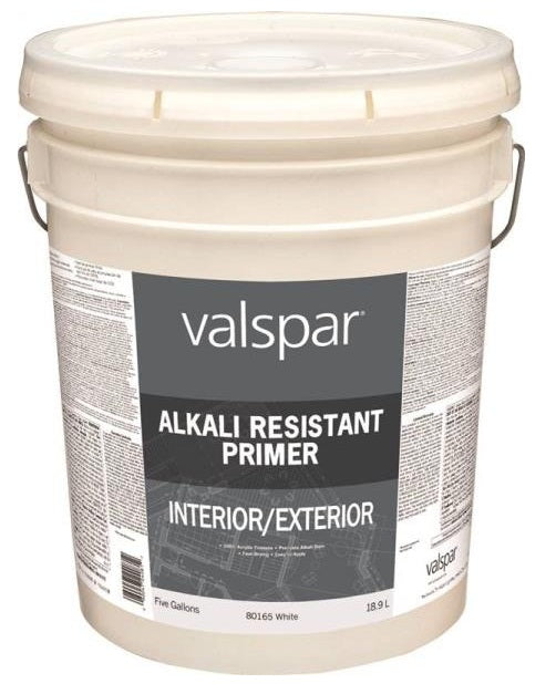 Valspar 80165 Alkali Resistant Primer, Slight, 1 Pail