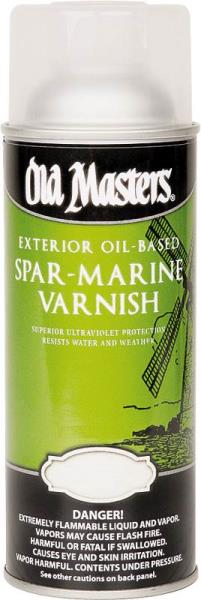 Old Masters 92510 Spray Spar-Marine Varnish, Semi-Gloss, Clear