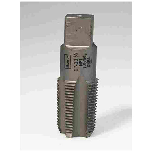 Irwin 1907ZR Pipe Taps For Cutting Internal Threads In Pipes 1"-11-1/2 Npt