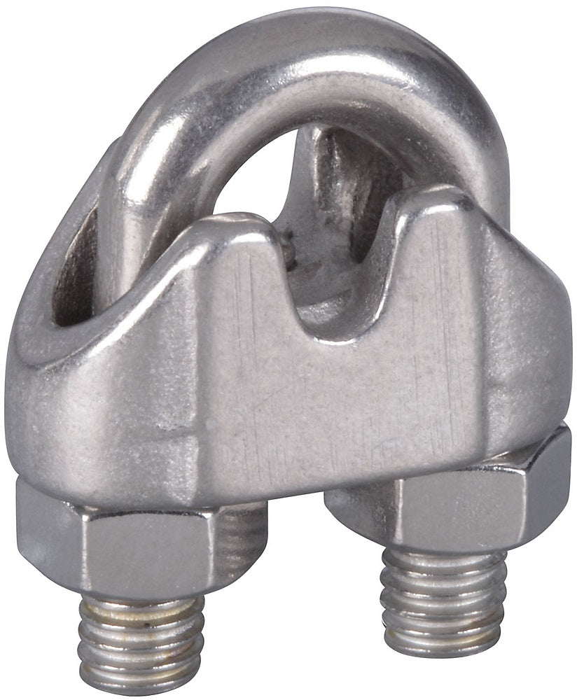 National Hardware N830-313 Wire Cable Clamp, Stainless Steel, 3/16"