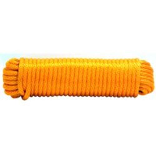 The Lehigh MFP1675-2P Solid Braid Poly Hank Rope 1/2"x75&#039;, Orange