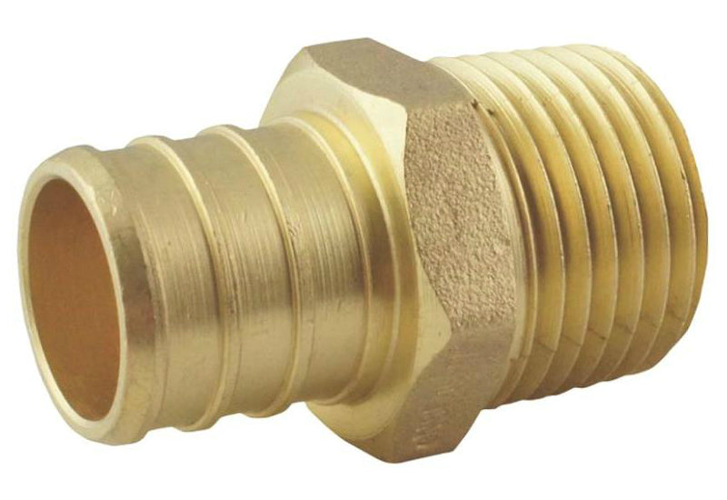 Apollo Valves APXMA1234 Brass PEX Male Adapter, 1/2" x 3/4"