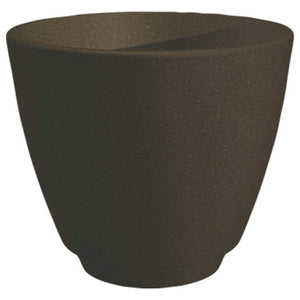 Dynamic Design RMT2004GB Modern Metro Poly-Resin Planter, 20", Granite Brown