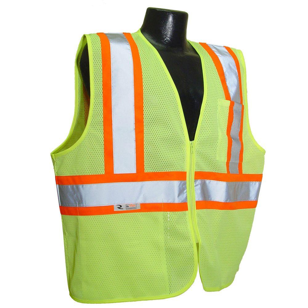 Radians SV22-2ZGM-2X Economy Class 2 Safety Vest With Two-Tone Trim, 2XL