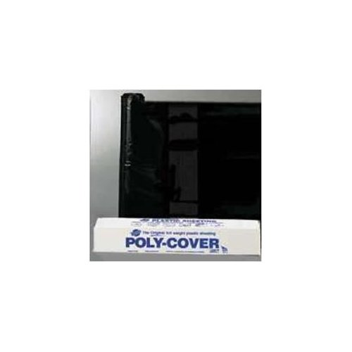 LBM Poly 6X32-B 6-Mil Poly Film, 32&#039; x 100&#039;, Black