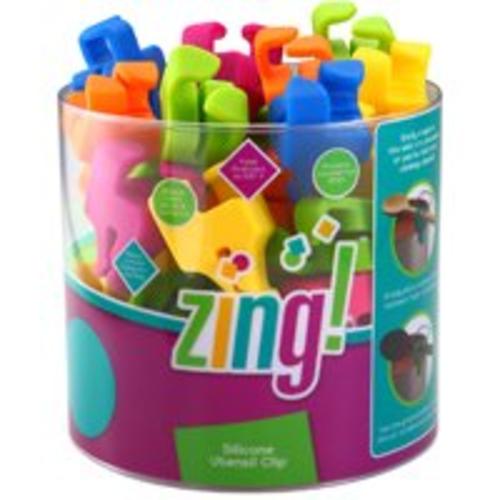 Zing 93024 Silicone Utensil Clip, Assorted colors