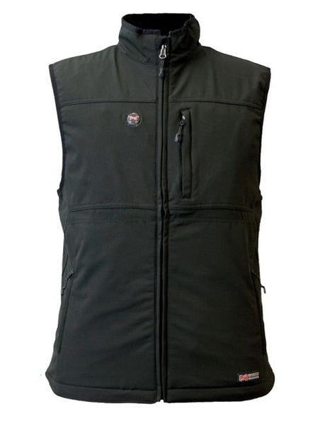 Mobile Warming MWJ13M01-LG-BLK Men Vinson Heated Vest, Large, Black