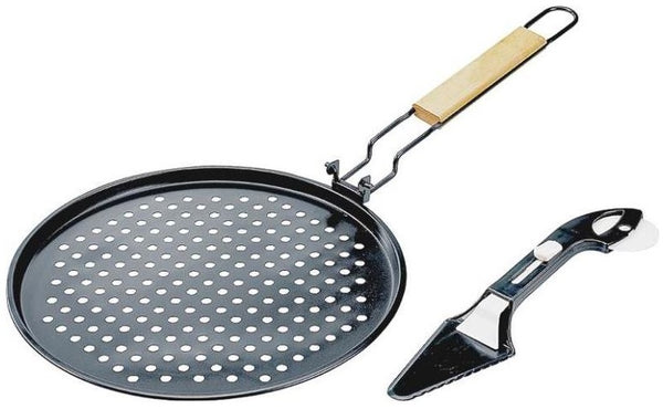 Grill Pro 98140 Non Stick Grill Pizza Pan, 12"