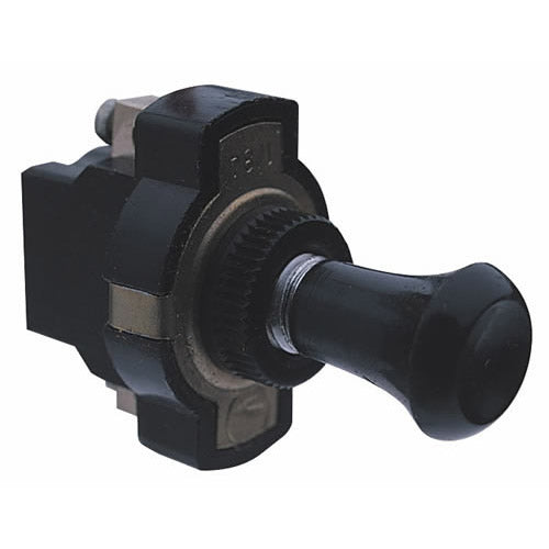 Calterm 40180 Euro Push/Pull Toggle Switch, 16 Amp, Black