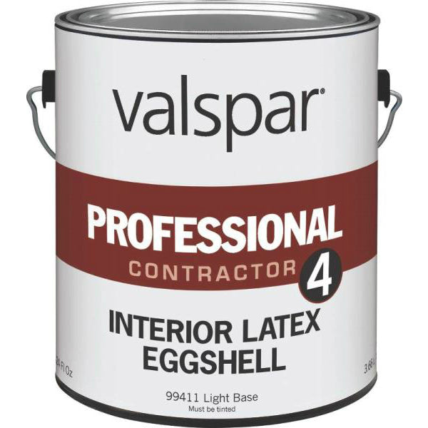 Valspar 99411 Professional Contractor 4 Interior Latex Paint, Light Base