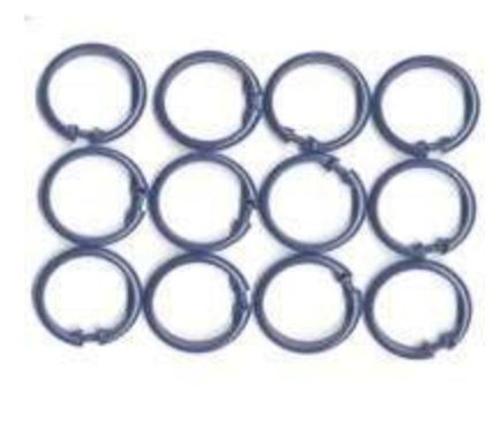 Simple Spaces SD-ORING-W3L Shower Curtain O-Ring, 12 Pieces