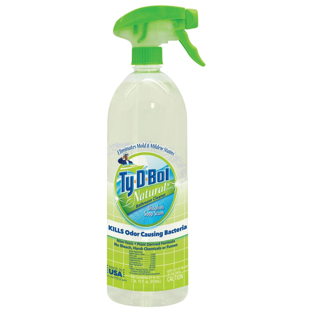 Ty-D-Bol 611029.6 Natural Bathroom Cleaner, 31 fl-oz