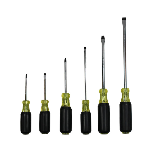Vulcan SD-SET-PVC Screwdriver Set, Satin Chrome Plated, 6 Pieces