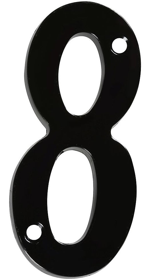 National Hardware N238-709 V871 #8 House Numbers, 4", Black