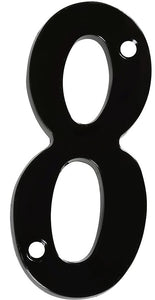National Hardware N238-709 V871 #8 House Numbers, 4", Black