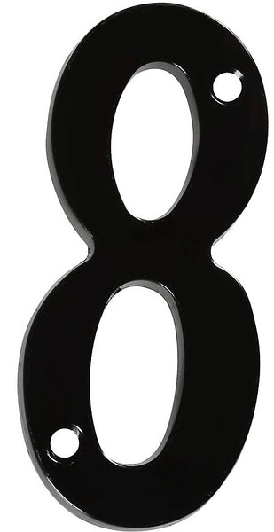 National Hardware N238-709 V871 #8 House Numbers, 4", Black