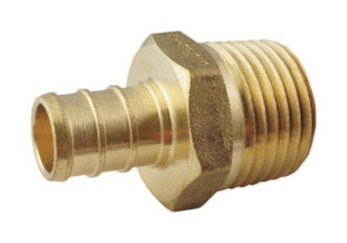 Apollo Valves APXMA1250PK Pex Adaptor Lead Free, 1/2 " MPT