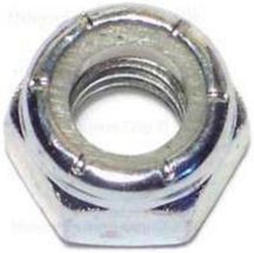 Midwest 03650 Hex Locknut, Zinc Plated, Nylon, 5/16-18"