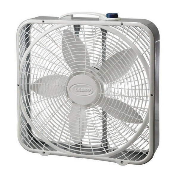 Lasko 3723 Premium Portable Box Fan, 20", 3-Speed