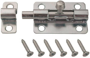 Prosource 20487ZCB-PS Steel Barrel Bolt, Zinc Plated, 5"