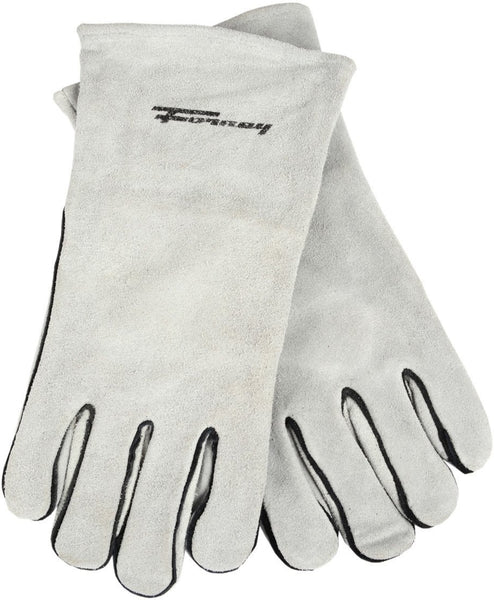 Forney 53429 Split Leather Men's Welding Gloves, Grey, X-Large