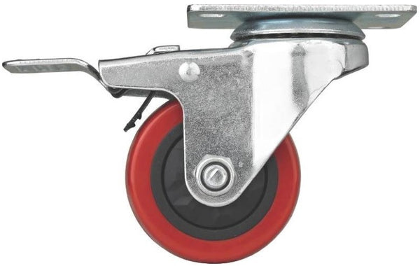 ProSource JC-387-G Swivel Caster With Brake, 4 Inch