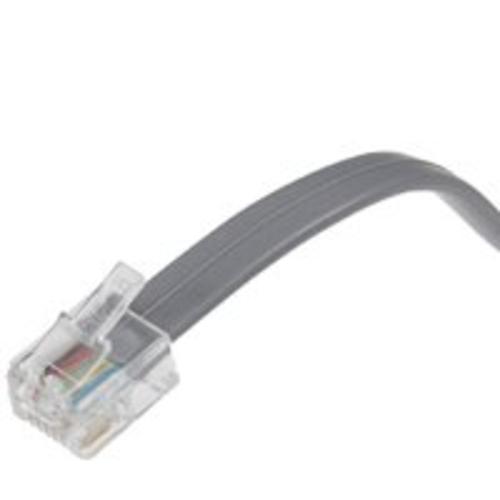 Zenith TL1001G Phone Line Cord, 1&#039;, Gray