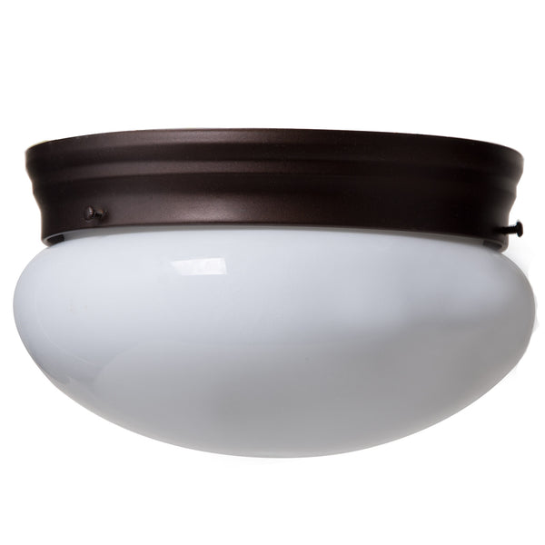 Boston Harbor F14BB02-8005-ORB Flush Ceiling Light Fixture, Bronze